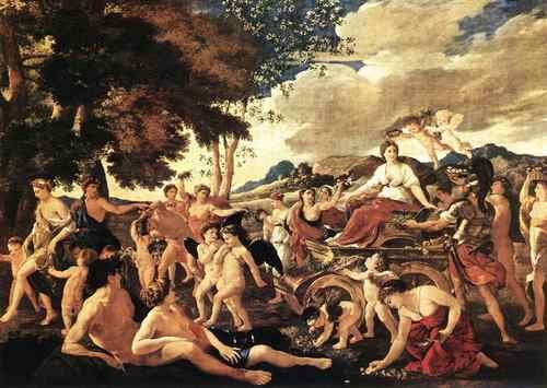 Nicolas Poussin Triumph of Flora  A4 Photo Print