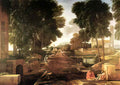 Nicolas Poussin a roman road 1648 Art A4 Photo Print