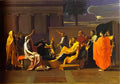Nicolas Poussin baby moses trampling on the pharaoh s crown 1645 Art A4 Photo Print