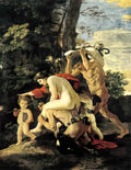 Nicolas Poussin bacchic scene Art A4 Photo Print