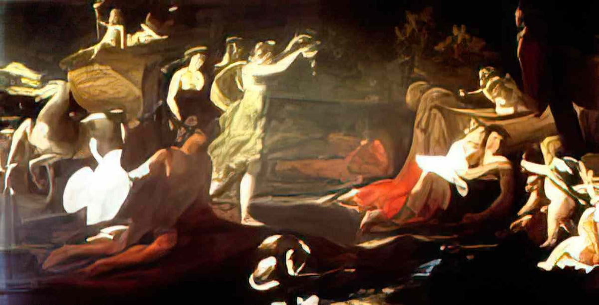 Nicolas Poussin cephalus and aurora 1625 Art A4 Photo Print