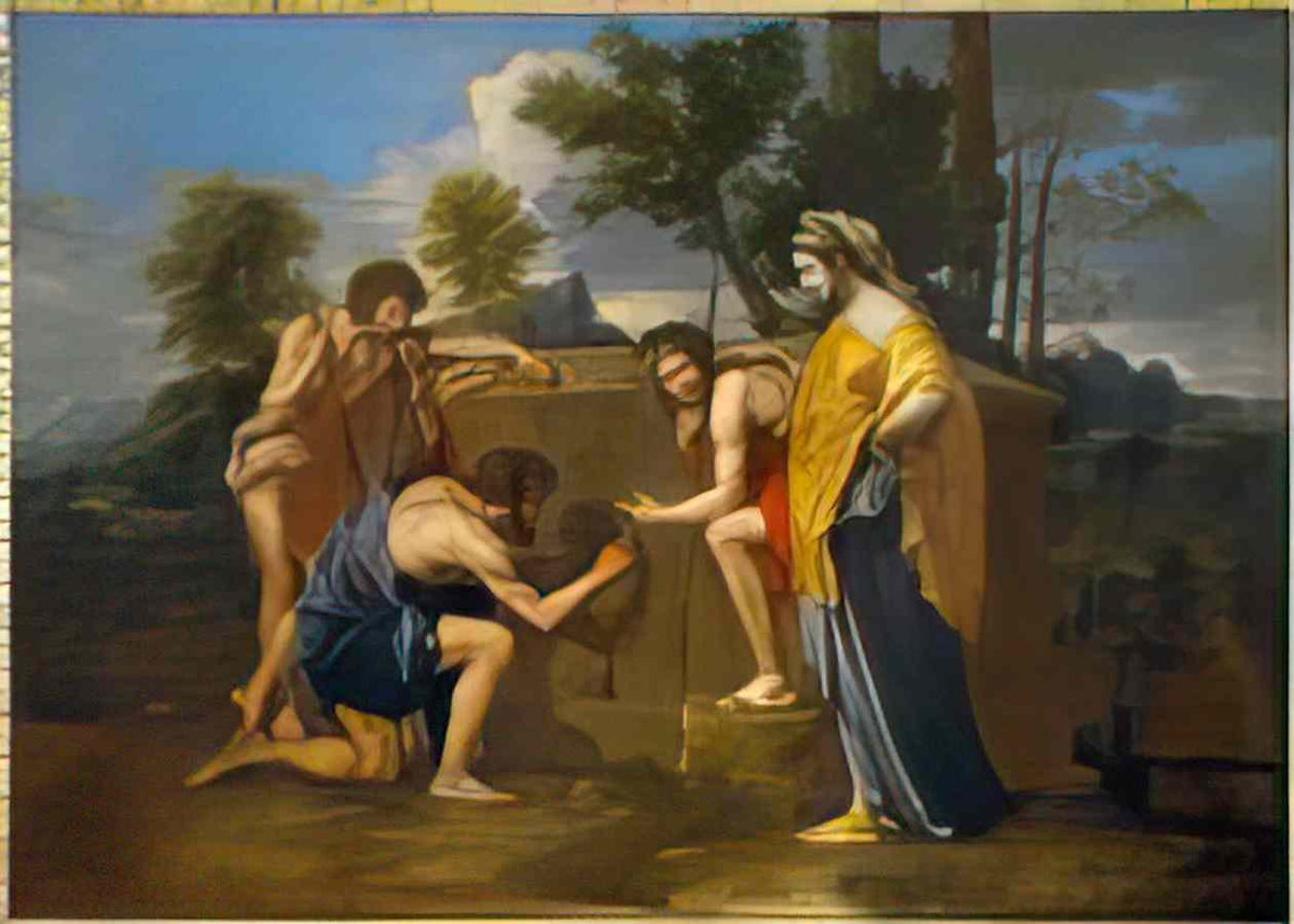 Nicolas Poussin et in arcadia ego Art A4 Photo Print
