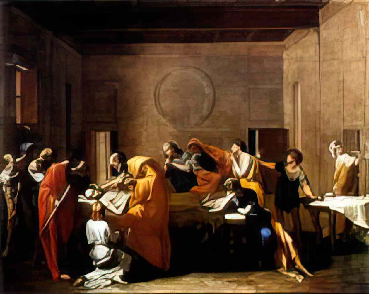 Nicolas Poussin extreme unction 1640(1) Art A4 Photo Print