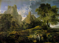 Nicolas Poussin landscape with polyphemus 1649 Art A4 Photo Print