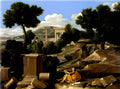 Nicolas Poussin landscape with st james in patmos 1640(1) Art A4 Photo Print
