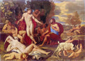 Nicolas Poussin midas and bacchus 1630 Art A4 Photo Print