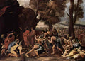 Nicolas Poussin moses striking water from the rock 1635 Art A4 Photo Print