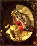Nicolas Poussin pieta 1627 Art A4 Photo Print