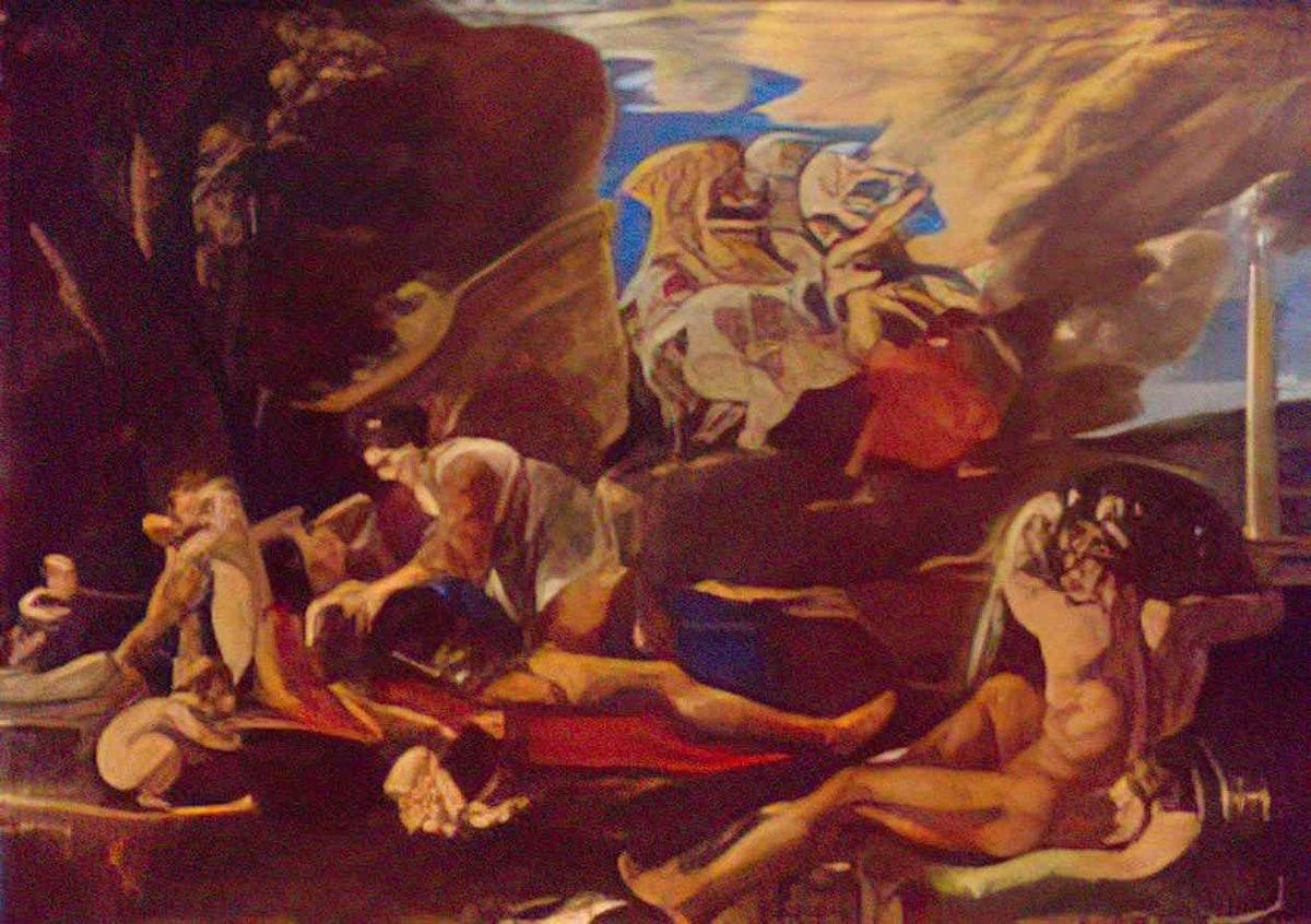 Nicolas Poussin rinaldo and armida 1626(1) Art A4 Photo Print