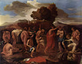 Nicolas Poussin sacrament of baptism 1642 Art A4 Photo Print