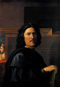 Nicolas Poussin self portrait 1650 Art A4 Photo Print