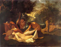 Nicolas Poussin sleeping venus surprised by satyr 1626 Art A4 Photo Print