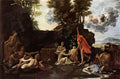 Nicolas Poussin the birth of baccus 1657 Art A4 Photo Print