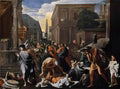 Nicolas Poussin the plague of ashdod 1 Art A4 Photo Print
