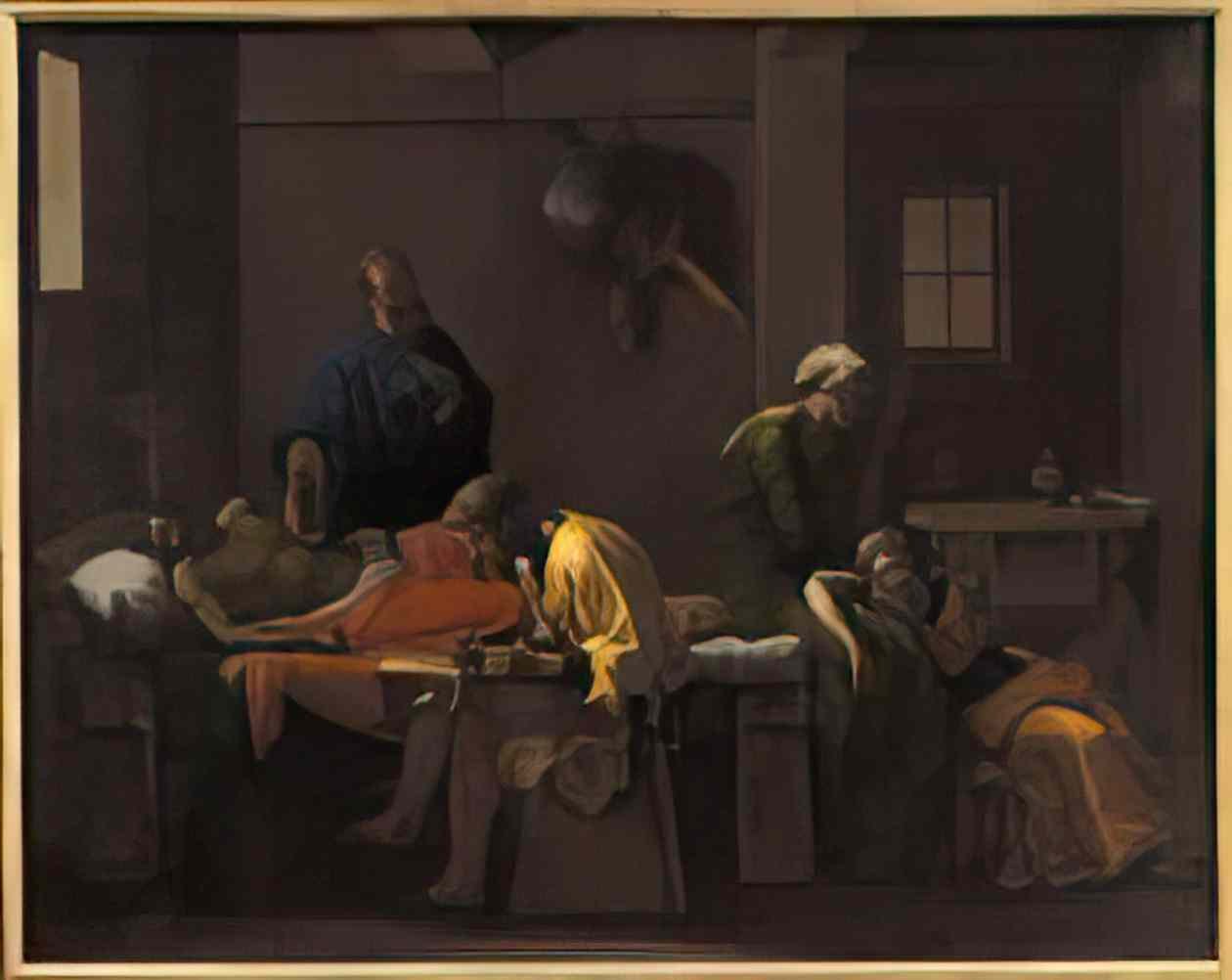Nicolas Poussin the testament of eudamidas Art A4 Photo Print