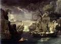 Nicolas Poussin winter the flood 1664 1 Art A4 Photo Print