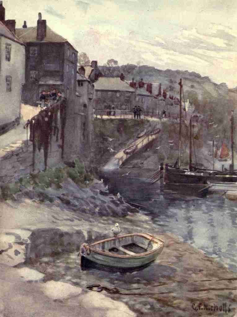 Nicolls George F 1885 1937 Cornwall 1915 At Newlyn A4 Photo Print