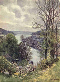 Nicolls George F 1885 1937 Cornwall 1915 Fowey A4 Photo Print