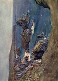 Nicolls George F 1885 1937 Cornwall 1915 Kynance Cove A4 Photo Print