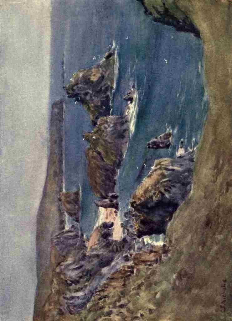 Nicolls George F 1885 1937 Cornwall 1915 Kynance Cove A4 Photo Print