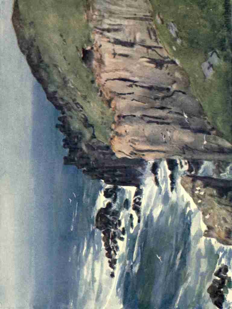 Nicolls George F 1885 1937 Cornwall 1915 Lands End A4 Photo Print