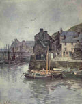 Nicolls George F 1885 1937 Cornwall 1915 Polperro A4 Photo Print
