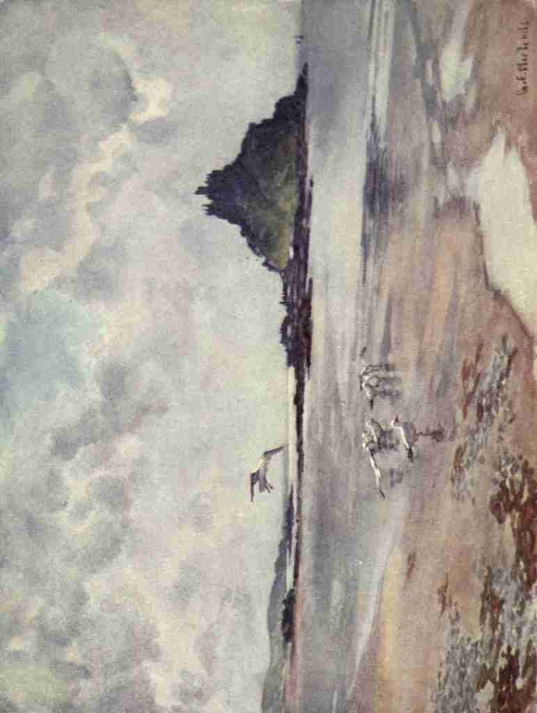 Nicolls George F 1885 1937 Cornwall 1915 St Michaels Mount A4 Photo Print