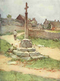Nicolls George F 1885 1937 Cotswolds 1920 Condicote Cross Vintage A4 Photo Print