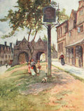 Nicolls George F 1885 1937 Cotswolds 1920 Market Hall Chipping Campden A4 Photo Print