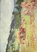 Nicolls George F 1885 1937 Cotswolds 1920 North Cotswolds from Willersey A4 Photo Print