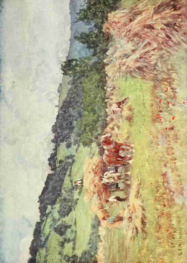 Nicolls George F 1885 1937 Cotswolds 1920 North Cotswolds from Willersey A4 Photo Print