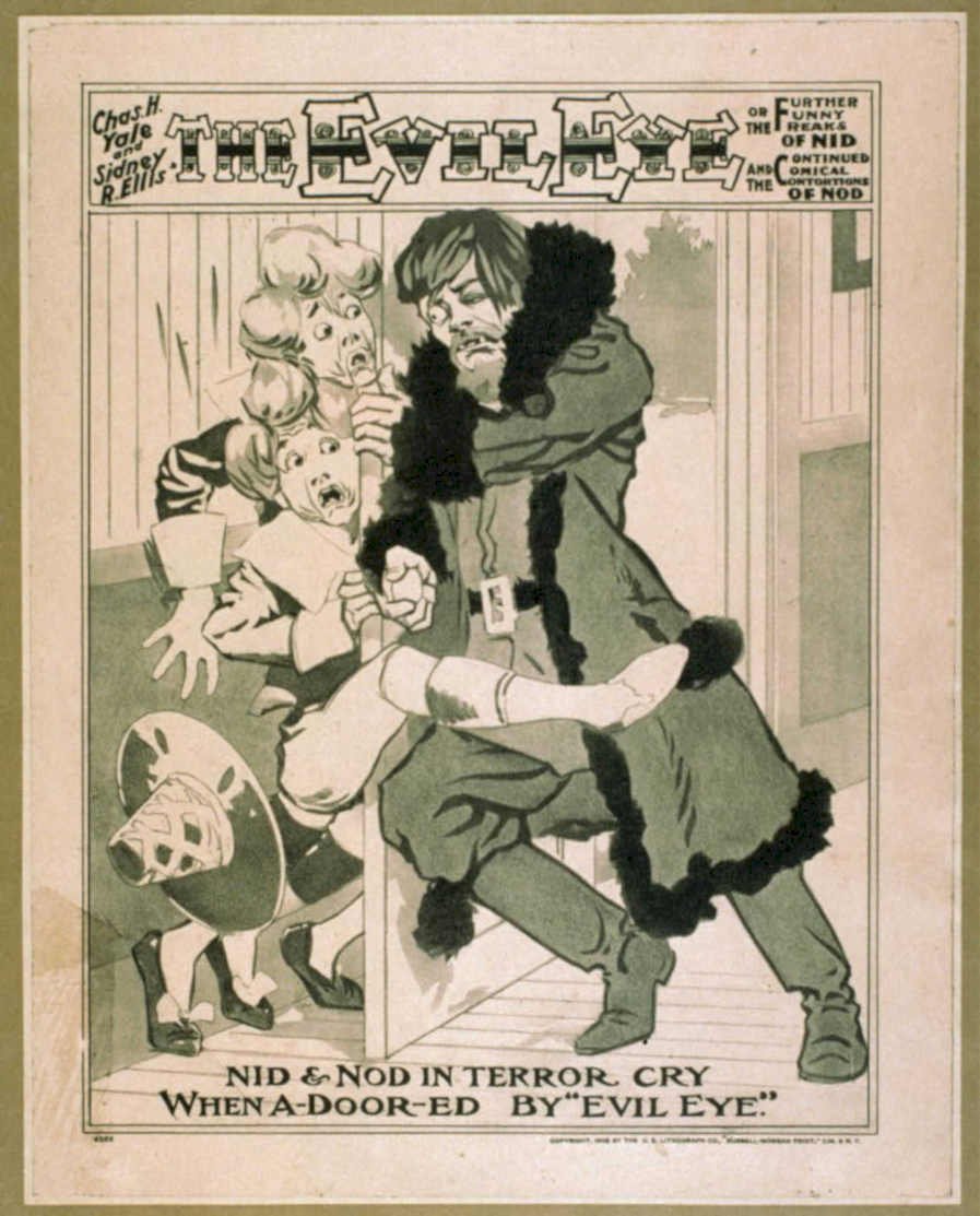 Nid Nod Evil Vintage Retro Advert Poster A4 Photo Print