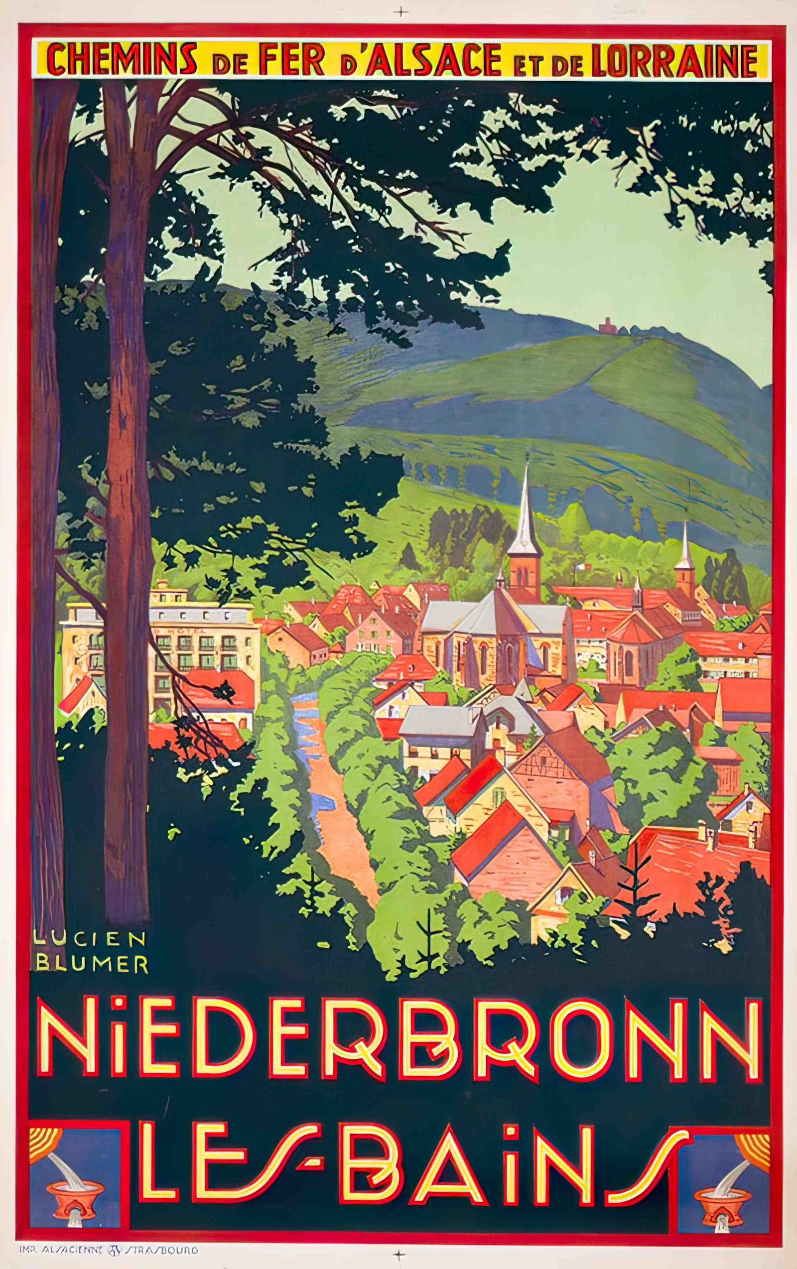 NiederbronnA Advert A4 Photo Print