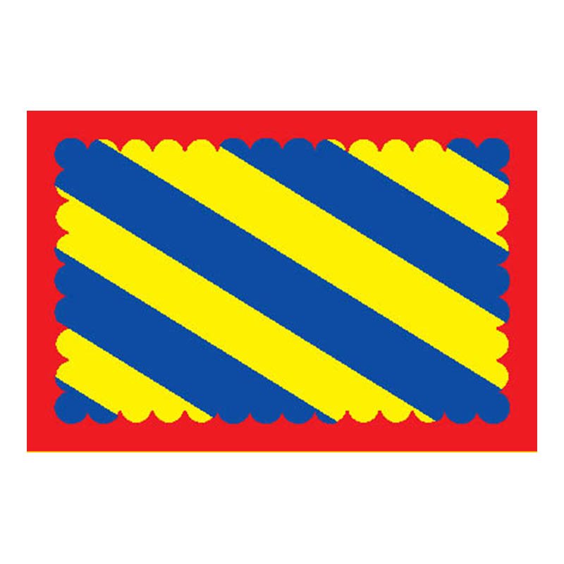 Nievre Dep Flag N2969 A4 Photo Print