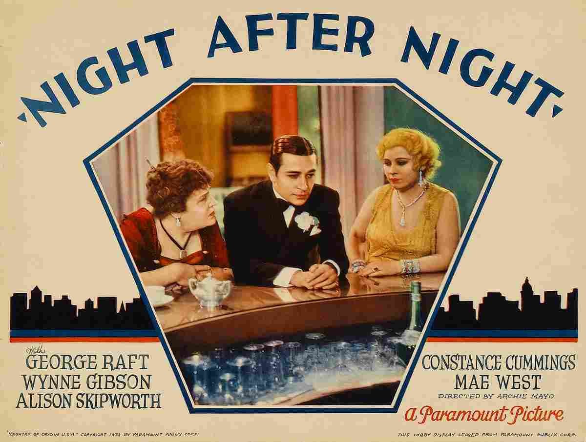 Night After Night 02  film star poster A4 Photo Print