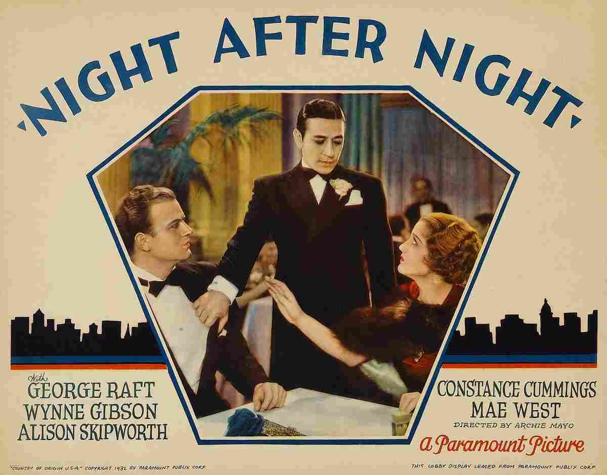 Night After Night 03  film star poster A4 Photo Print