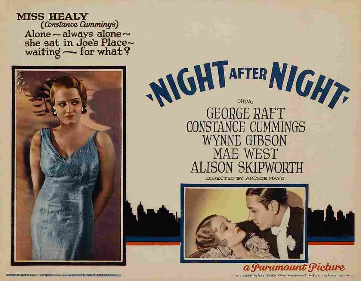 Night After Night 04  film star poster A4 Photo Print