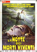Night Dead Zombie Vintage Retro Advert Poster A4 Photo Print