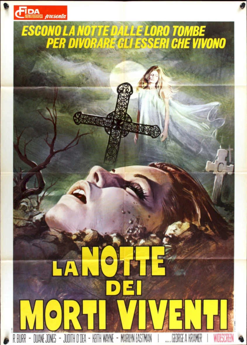 Night Dead Zombie Vintage Retro Advert Poster A4 Photo Print