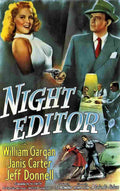 Night Editor 01  film star poster A4 Photo Print