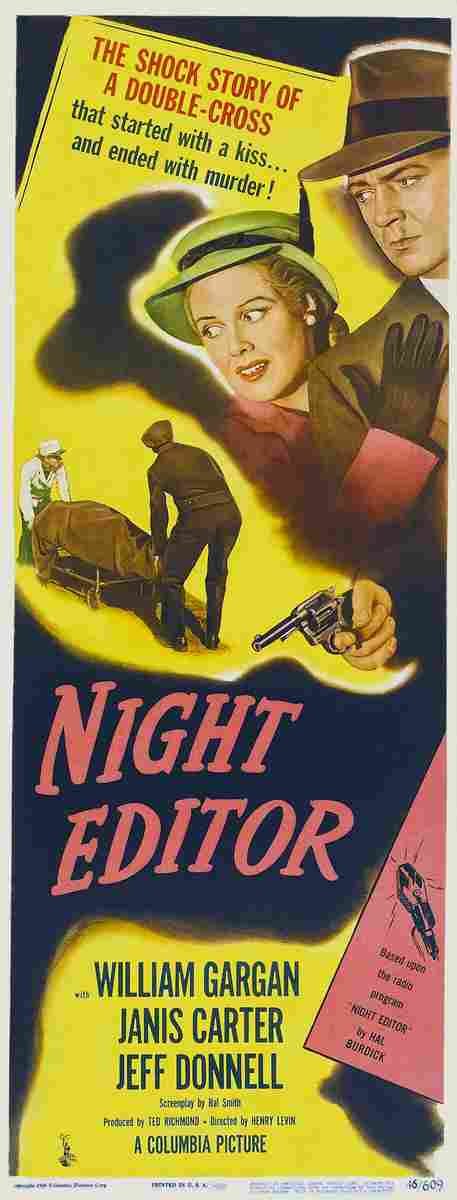 Night Editor 02  film star poster A4 Photo Print