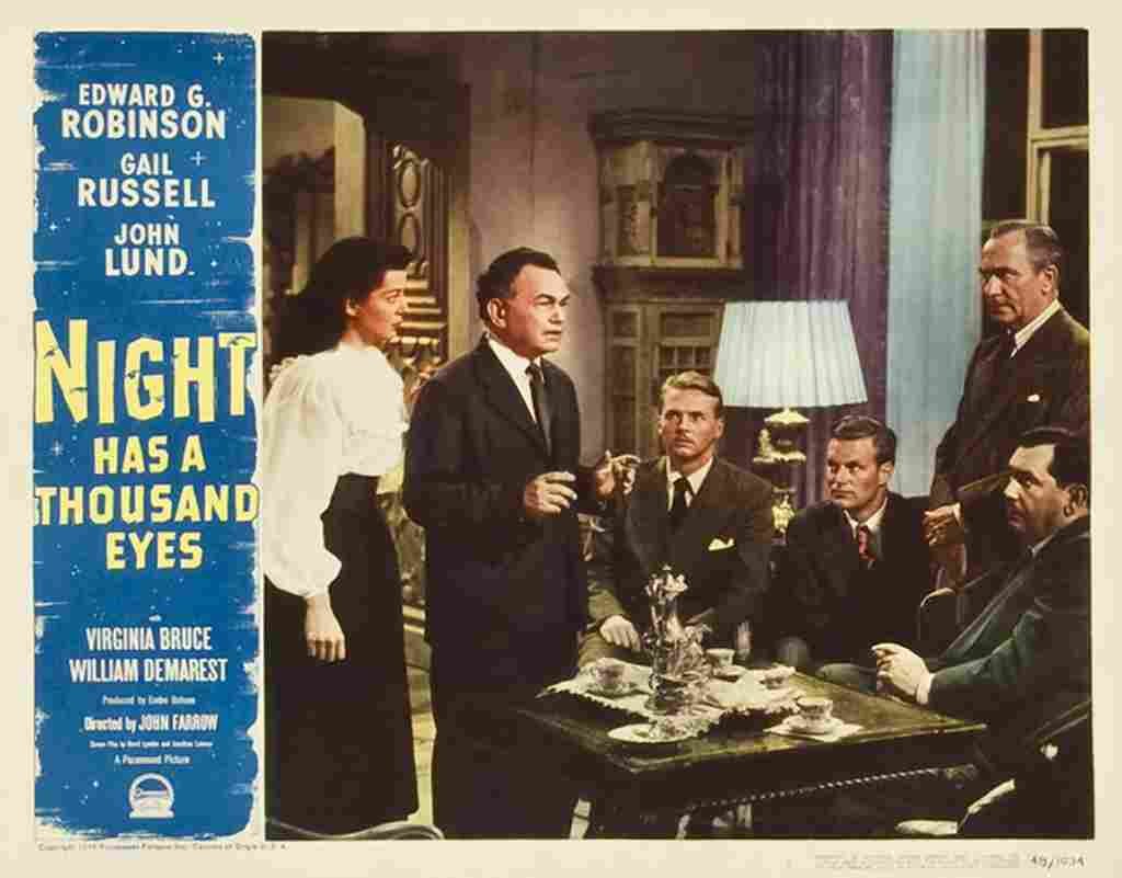 Night Has a Thousand Eyes 05  film star poster A4 Photo Print