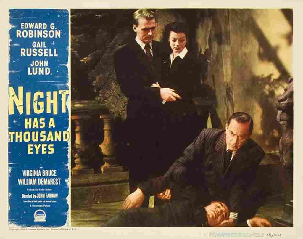 Night Has a Thousand Eyes 09  film star poster A4 Photo Print