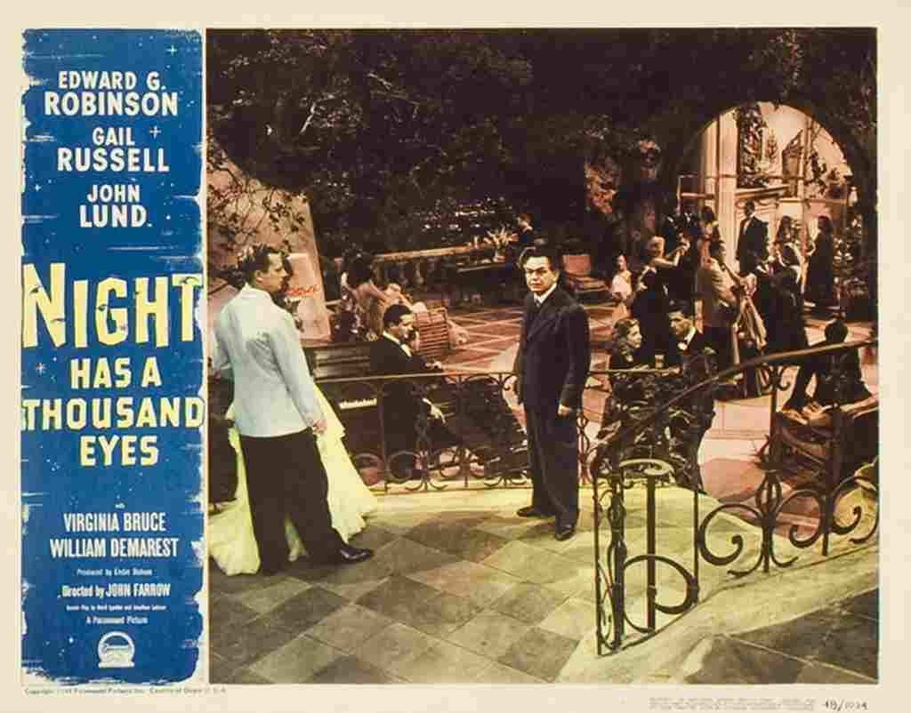 Night Has a Thousand Eyes 10  film star poster A4 Photo Print