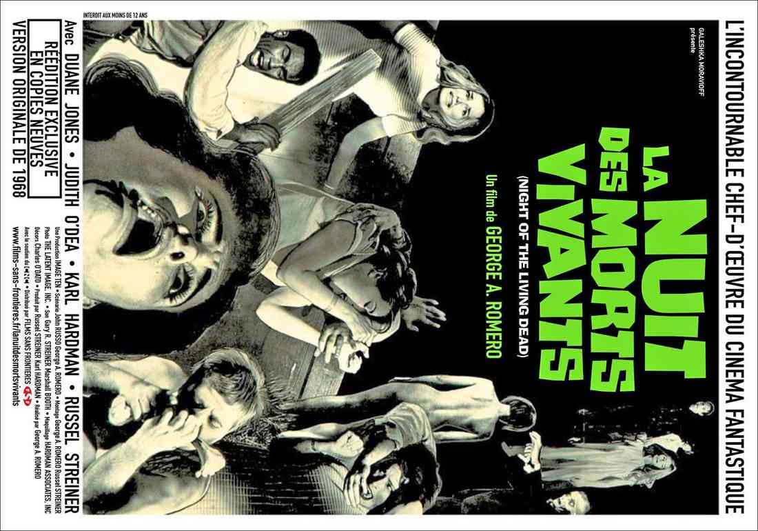 Night Of The Living Dead Poster 01 A4 Photo Print