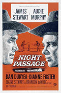 Night Passage 01  film star poster A4 Photo Print