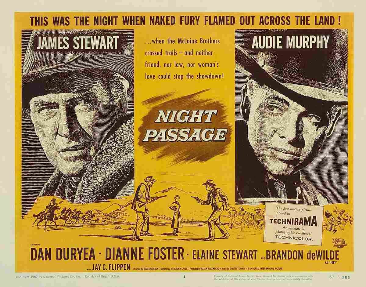 Night Passage 02  film star poster A4 Photo Print