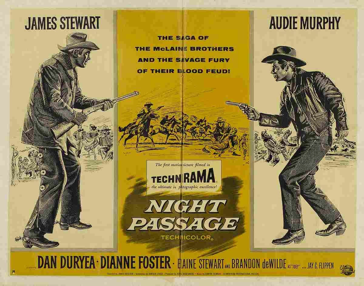 Night Passage 07  film star poster A4 Photo Print