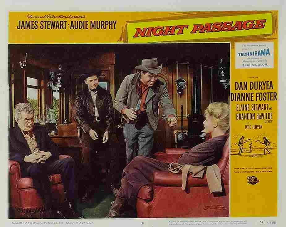Night Passage 14  film star poster A4 Photo Print