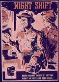 Night Shift Rest Vintage Retro Advert Poster A4 Photo Print